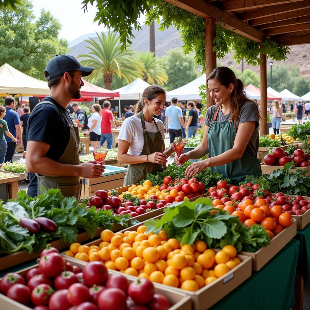 Fresh Produce at the Grand Oasis Farmers Market