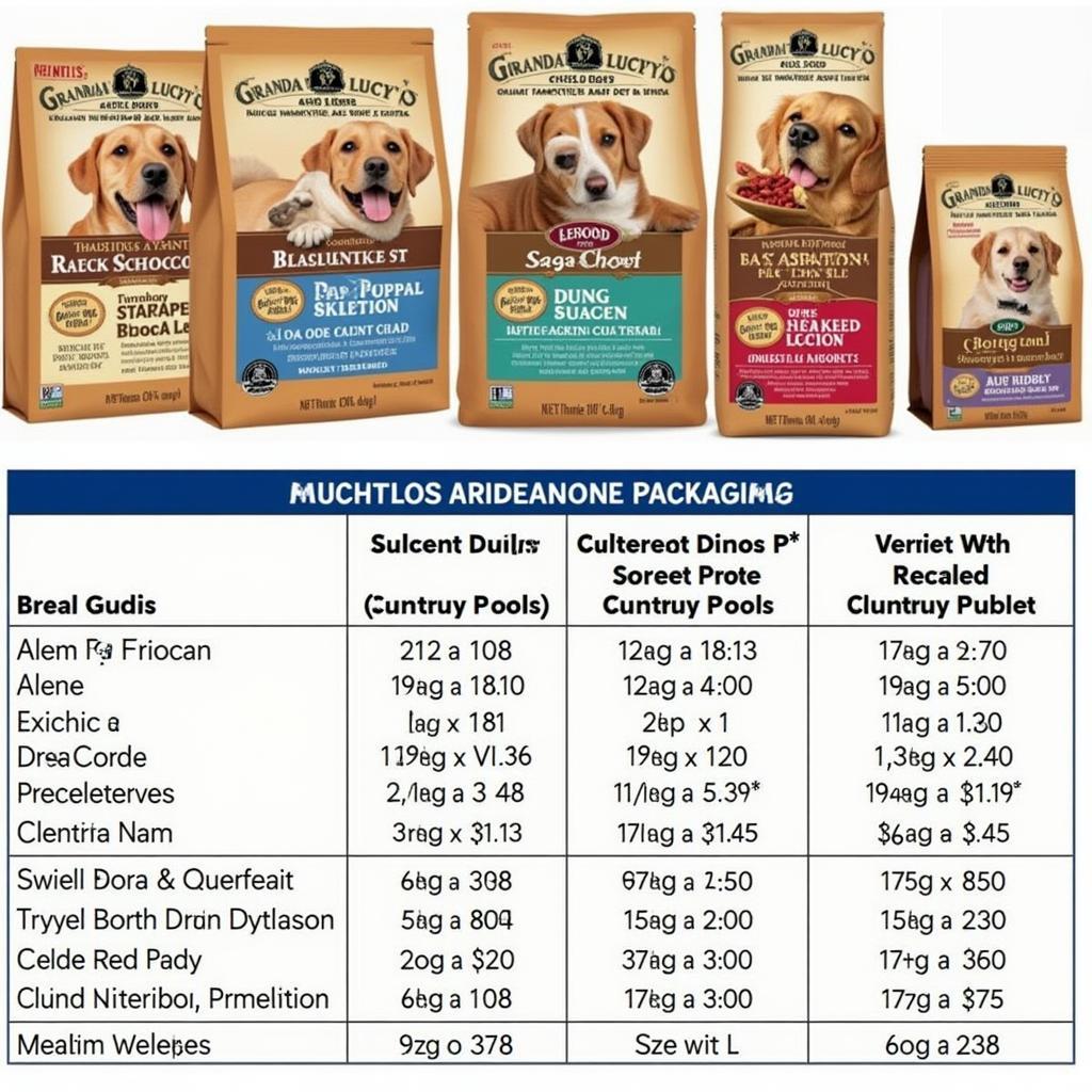 Grandma Lucy's Recalled Dog Food Products