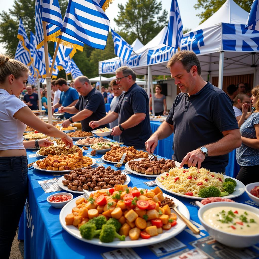 Greek Food Vendors at the Little Rock Festival