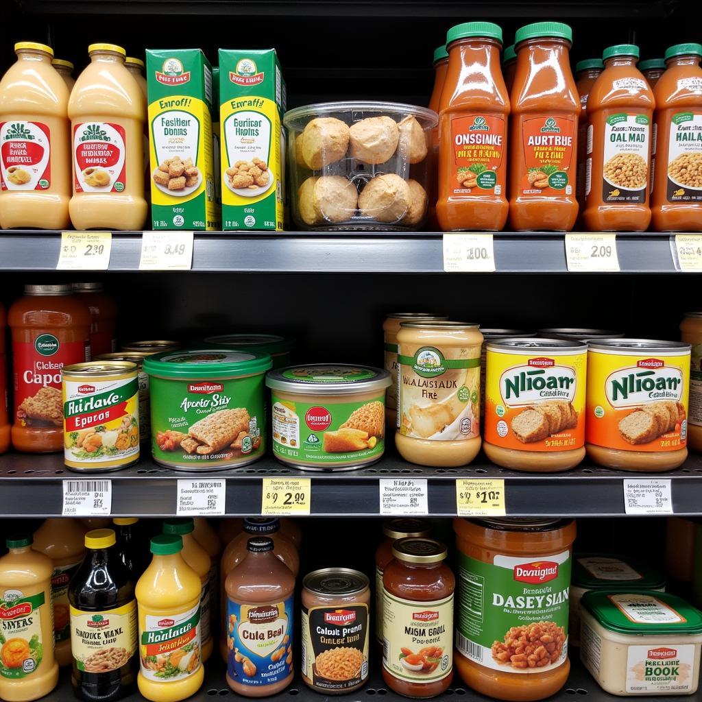 Halal Certified Food Products on Supermarket Shelves