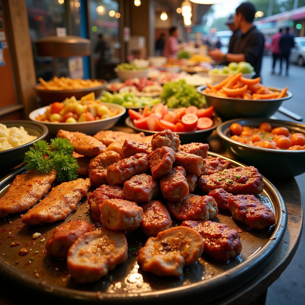 Halal Street Food in Ben Thanh Market