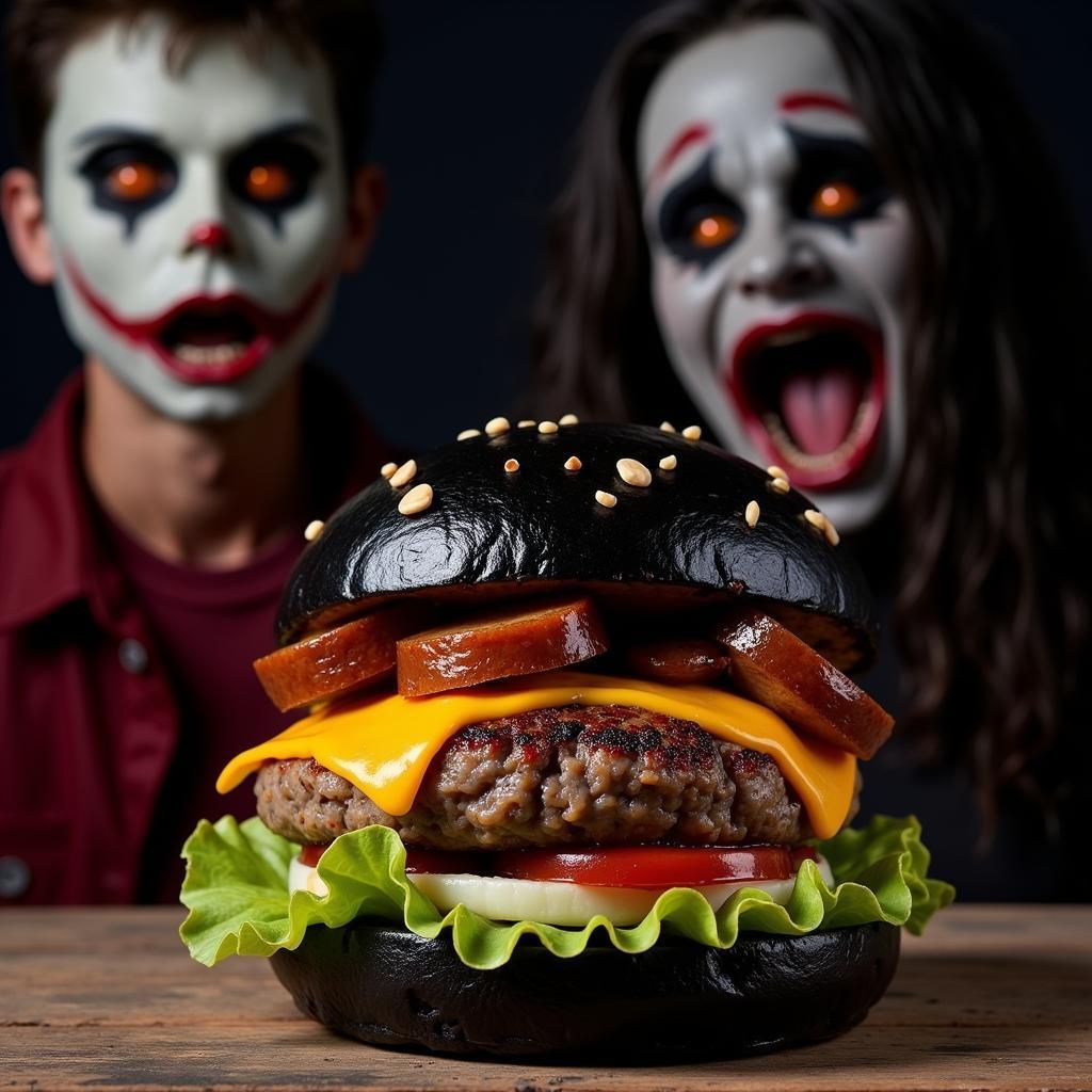 Halloween Horror Nights Themed Burger