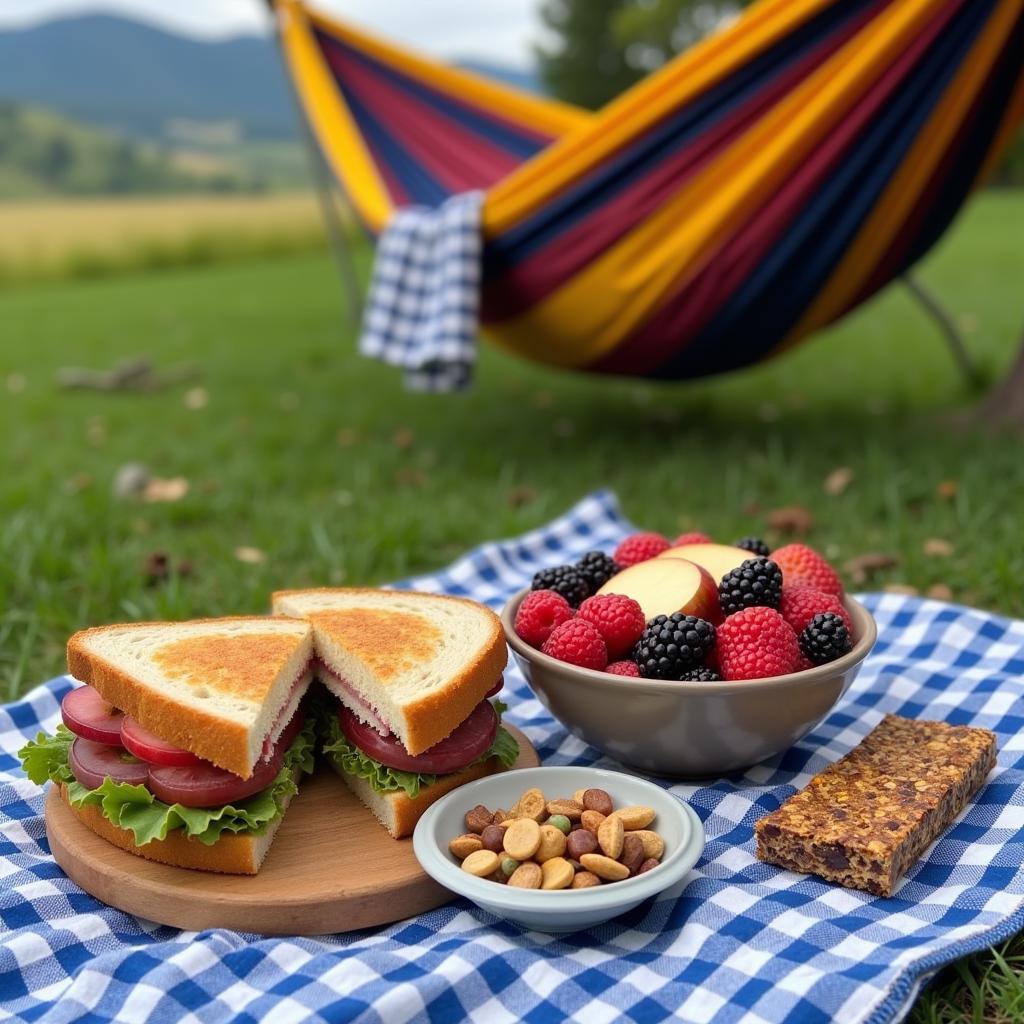 Hammock Food Ideas: Sandwiches, Fruits, and Snacks