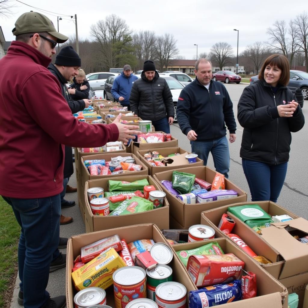 Hammond Community Food Drive: Neighbors Helping Neighbors