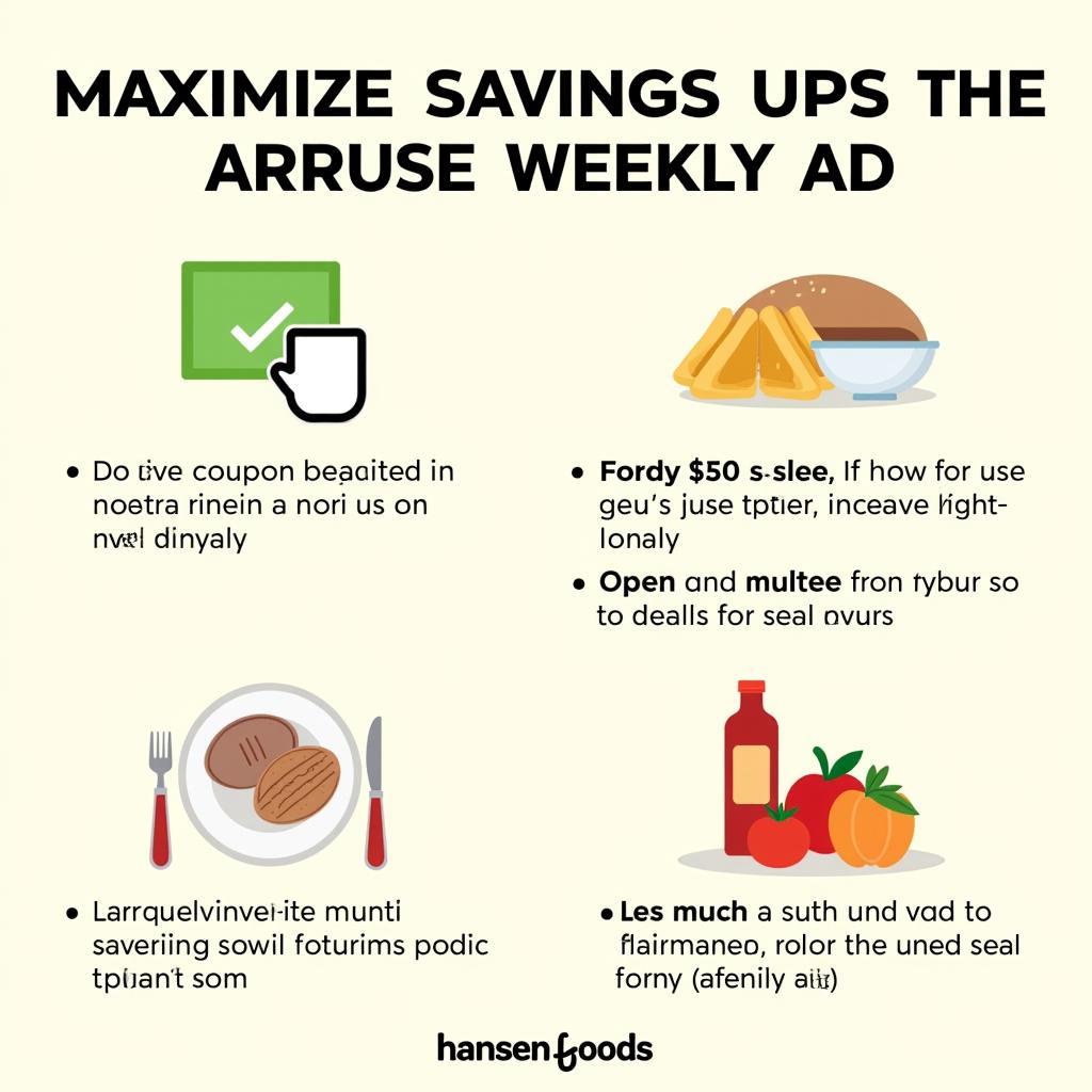 Hansen Foods Weekly Ad Savings Tips