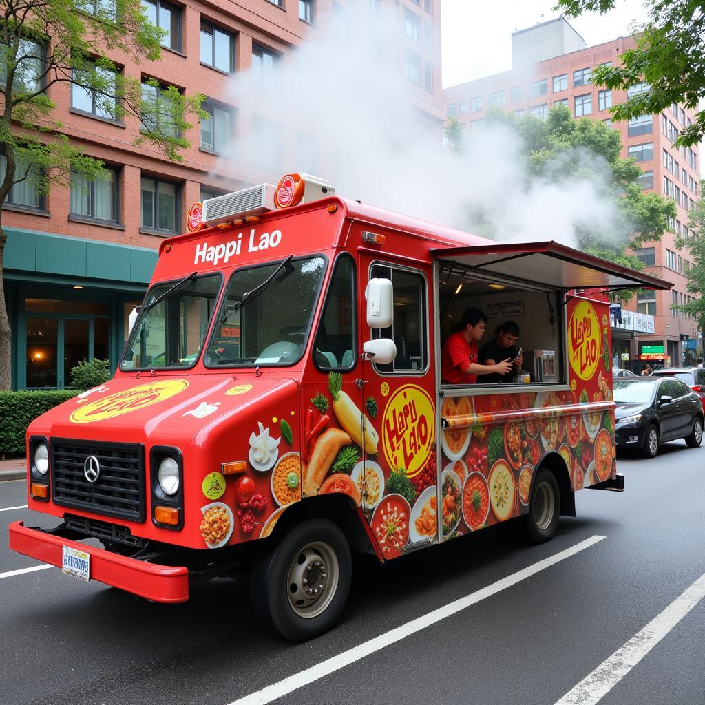 Happi Lao Food Truck Exterior