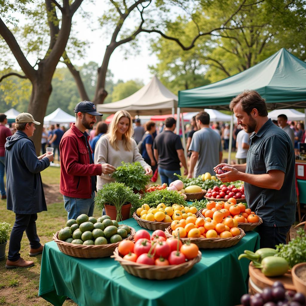 Harris Food Group at Local Farmers Market