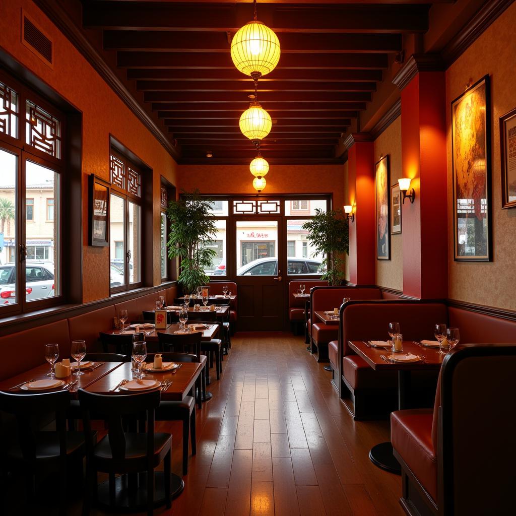 Haymarket Chinese Restaurant Interior