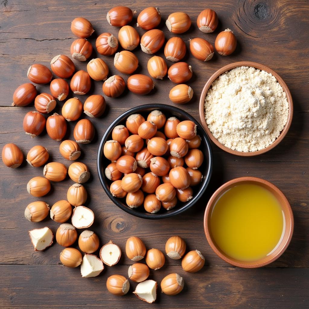 Variety of Hazelnuts