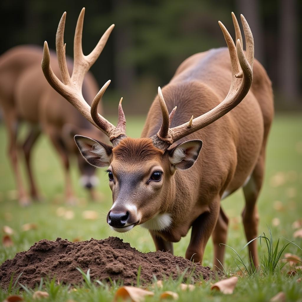 Healthy Deer in a Food Plot