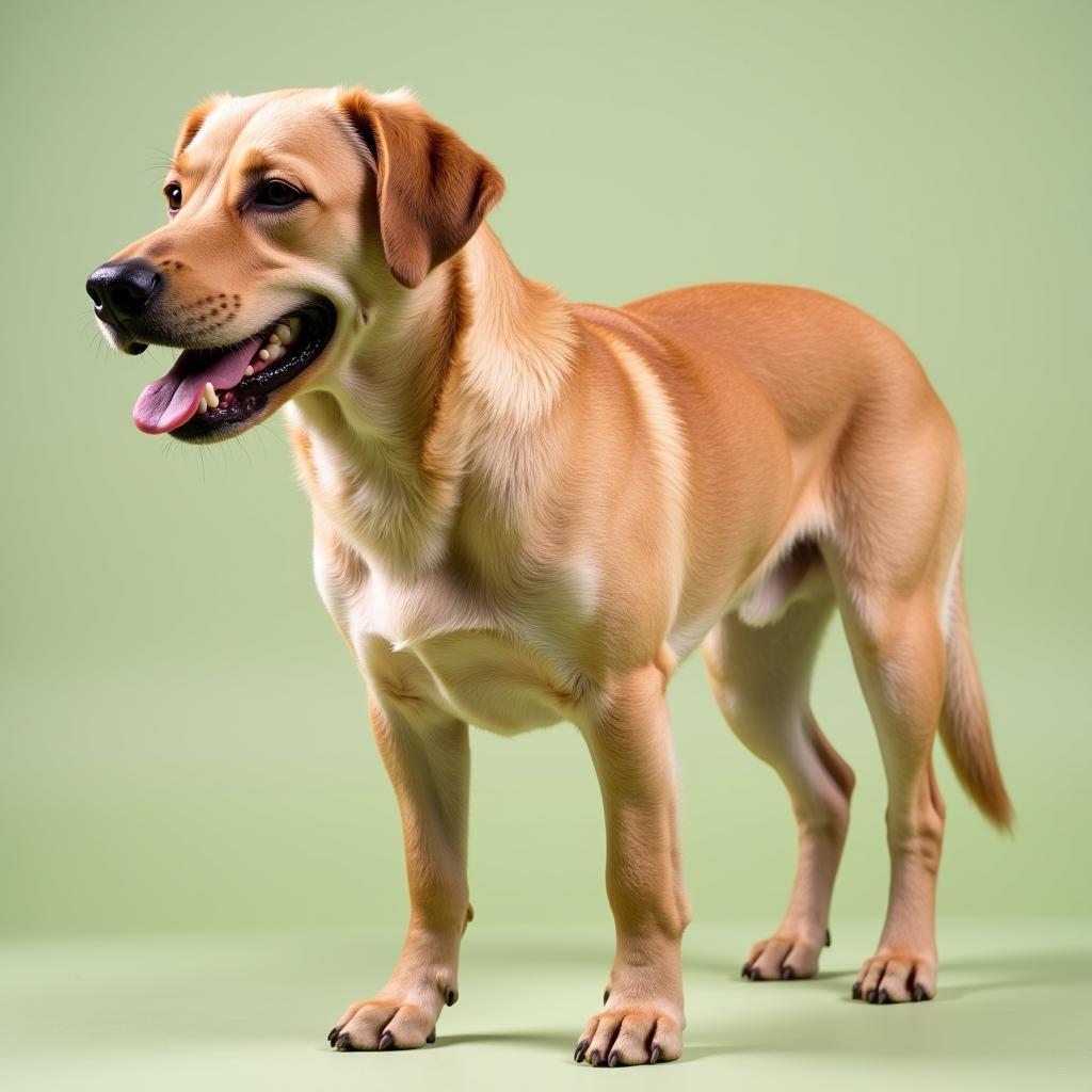 Healthy Dog with Shiny Coat