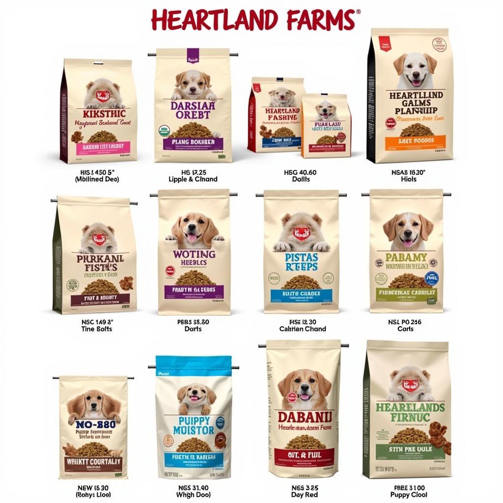 Heartland Farms Puppy Food Packaging