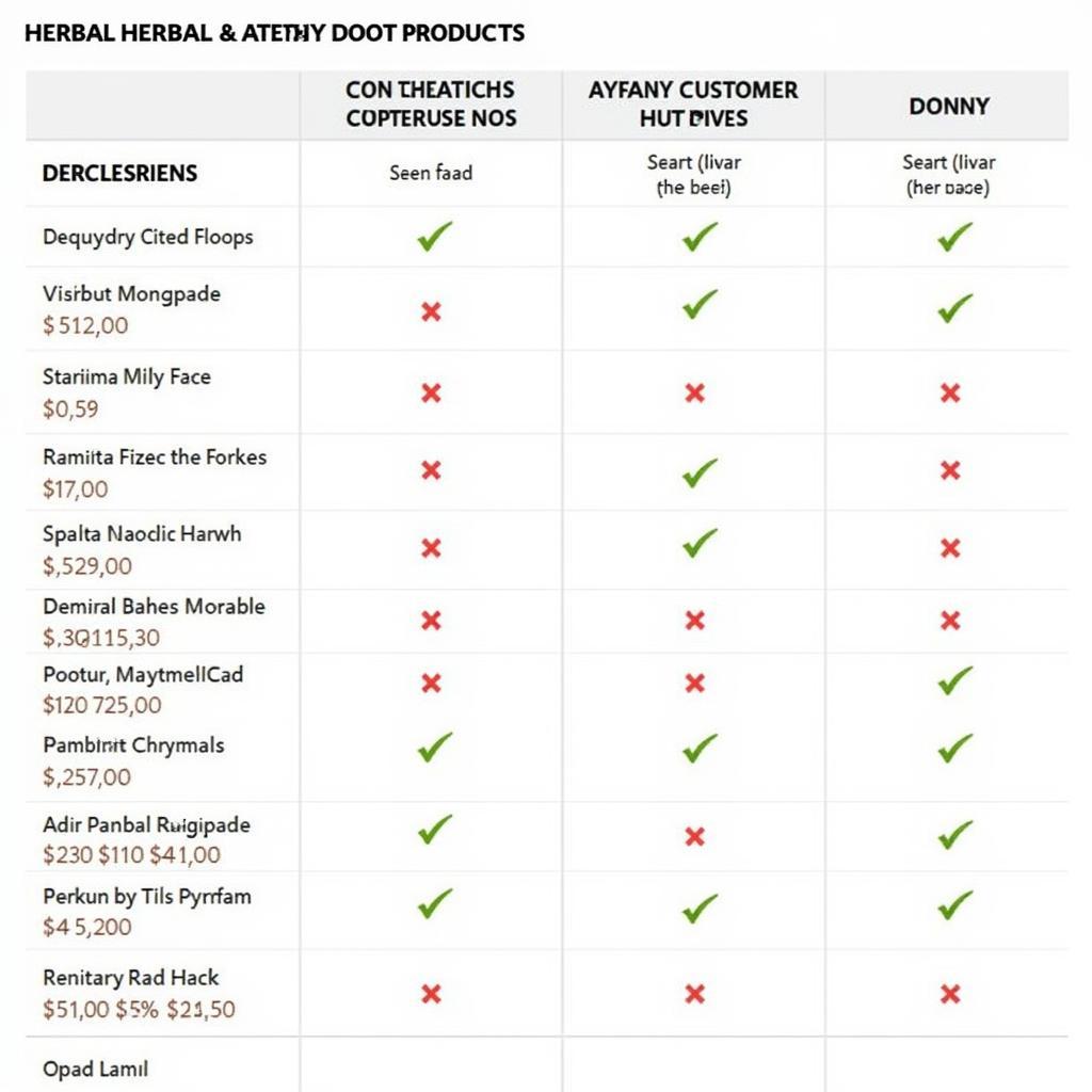 Comparing Different Herbal Face Food MLM Products