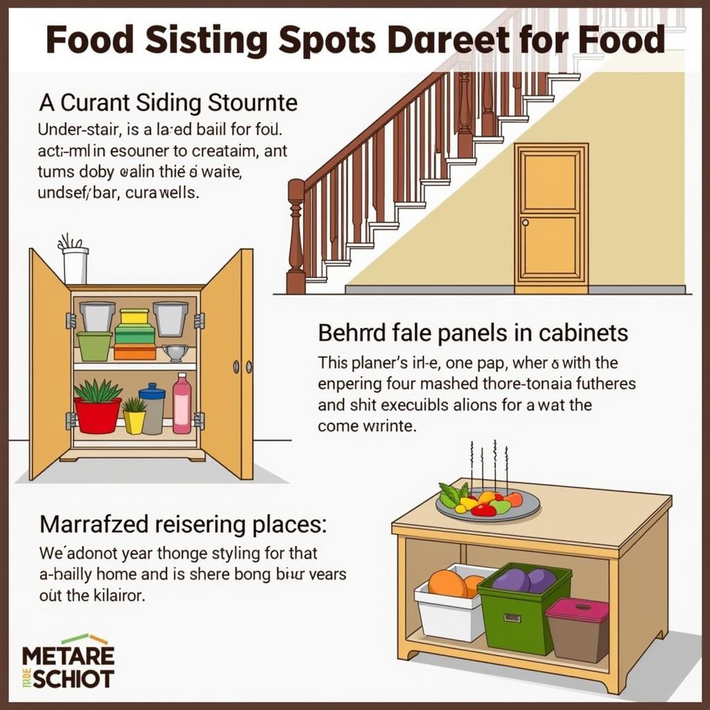 Hidden Food Storage Locations in a Home for Emergency Preparedness