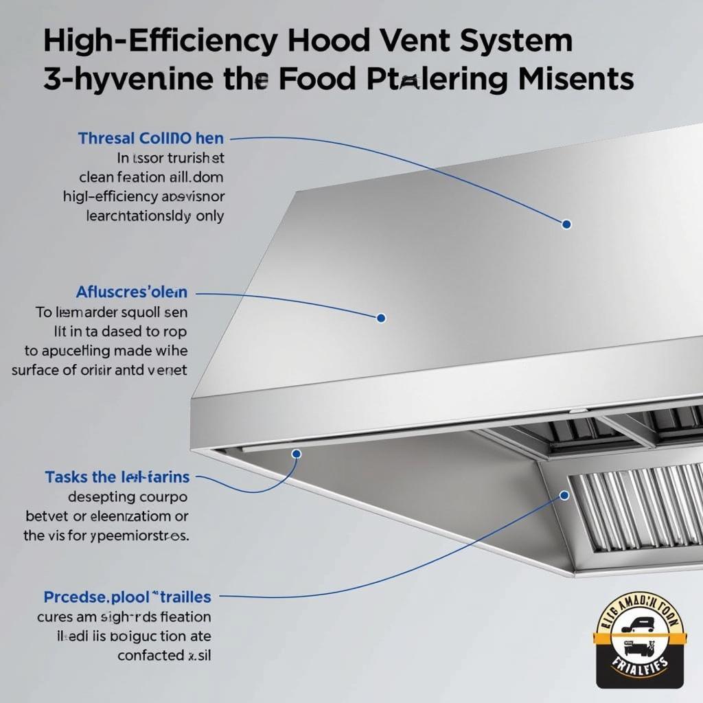 High-Efficiency Food Trailer Hood Vent