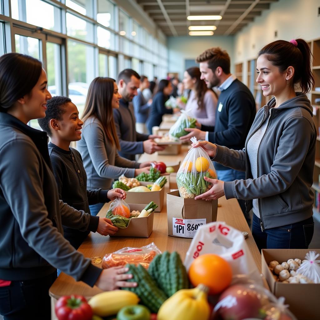 Food Distribution at Hinesville Food Bank