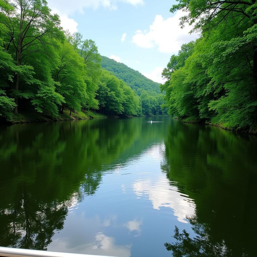 Hocking Hills Comfort Food Cruise River View