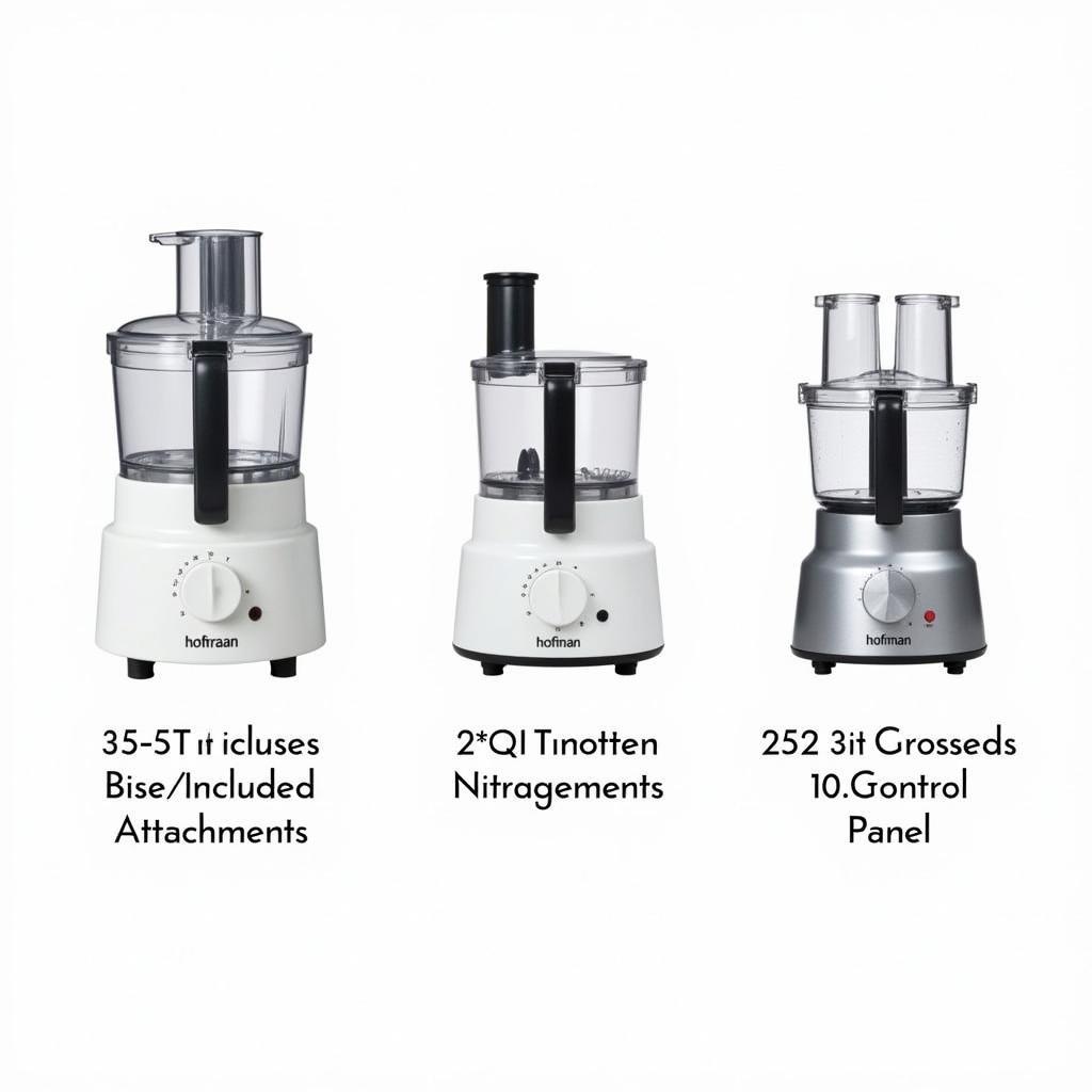 Comparing Different Hoffman Food Processor Models