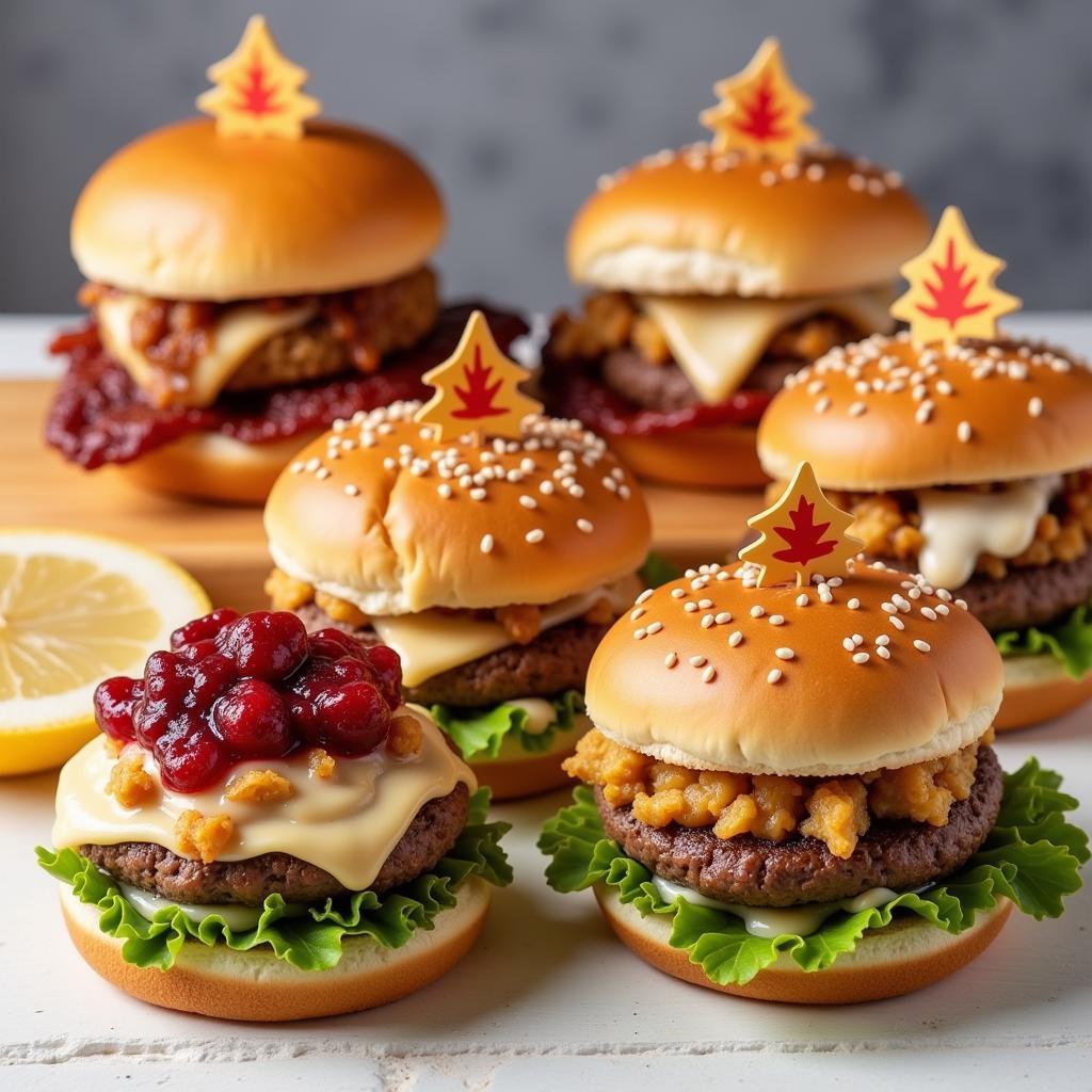 Holiday Fast Food Burgers