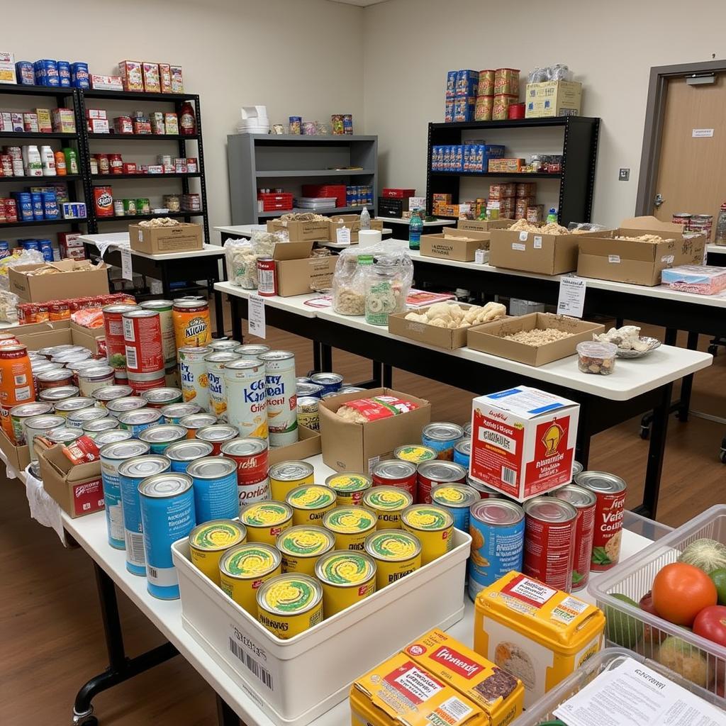 Food Donations at Holy Family Food Pantry