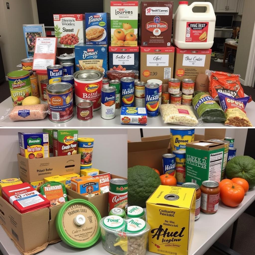 Food Donations at the Home House of Erie Food Pantry