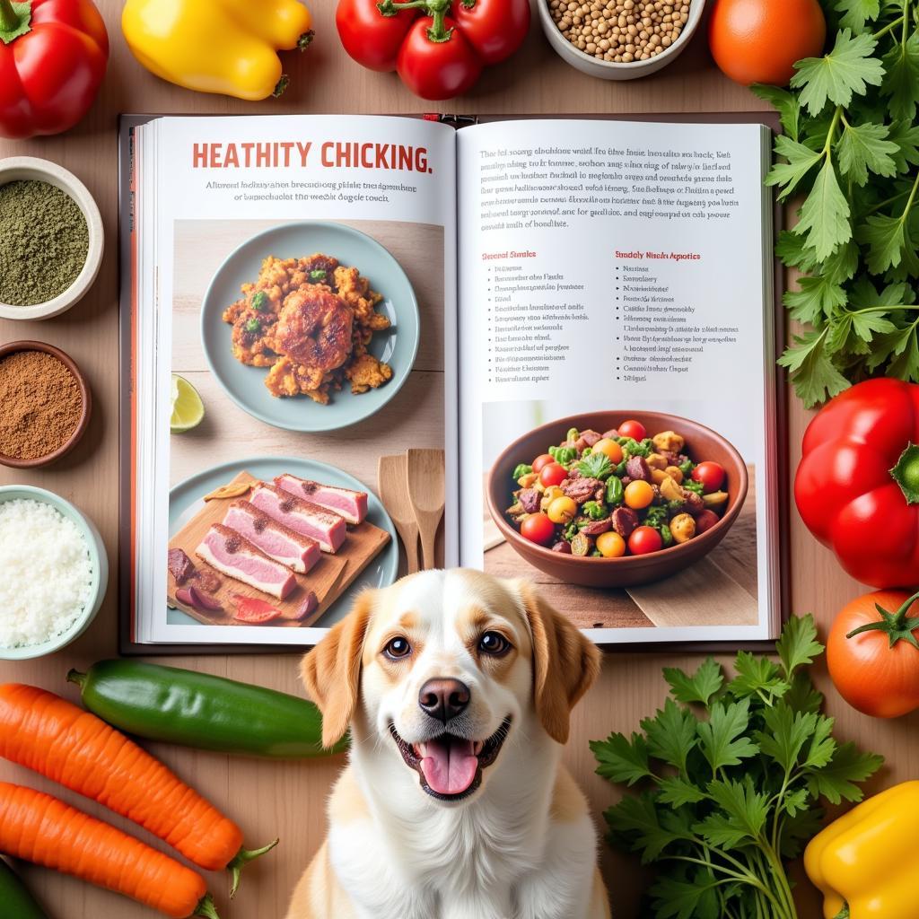 Homemade Dog Food Recipe Book with Wholesome Ingredients