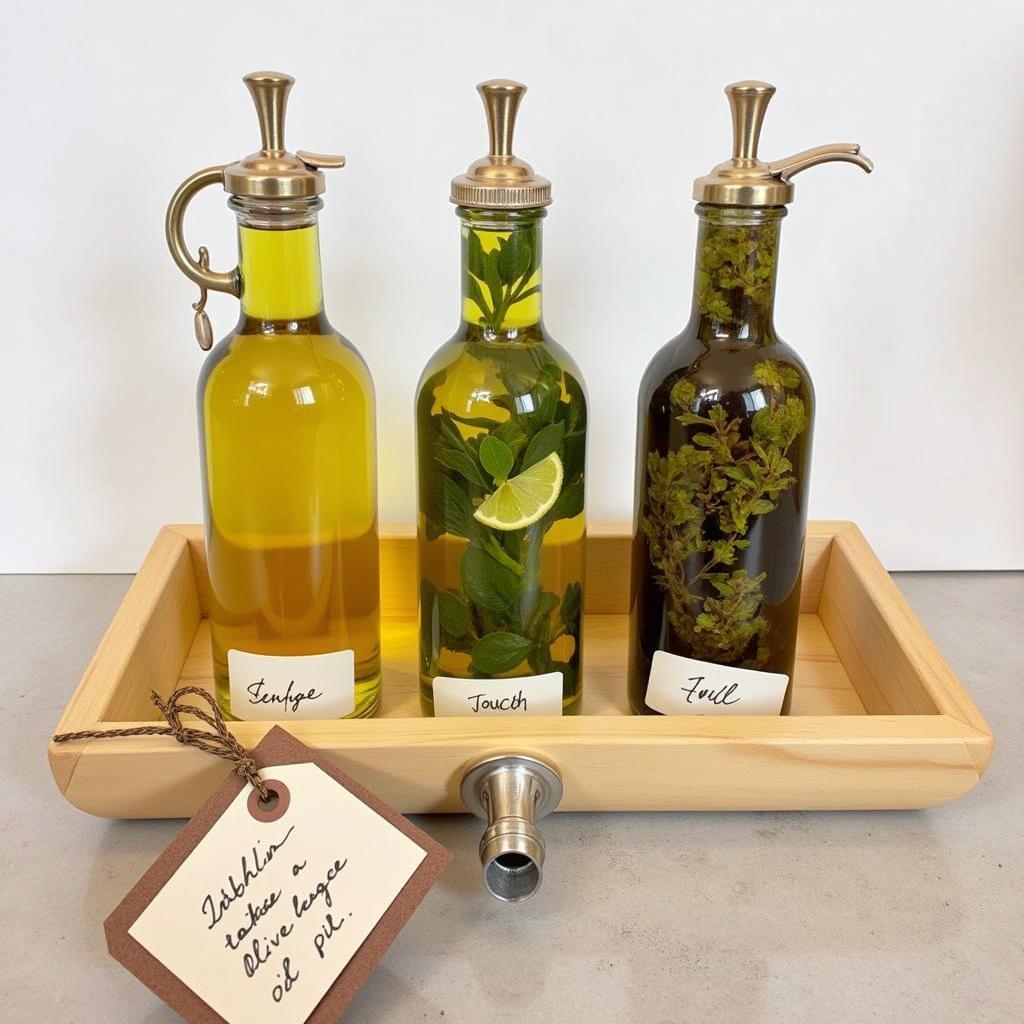 Homemade Infused Olive Oil Gift Set