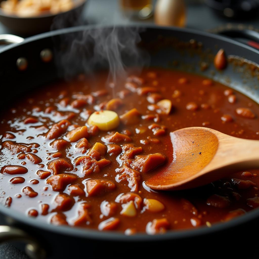 Homemade Soul Food Sauce with Rich Flavors