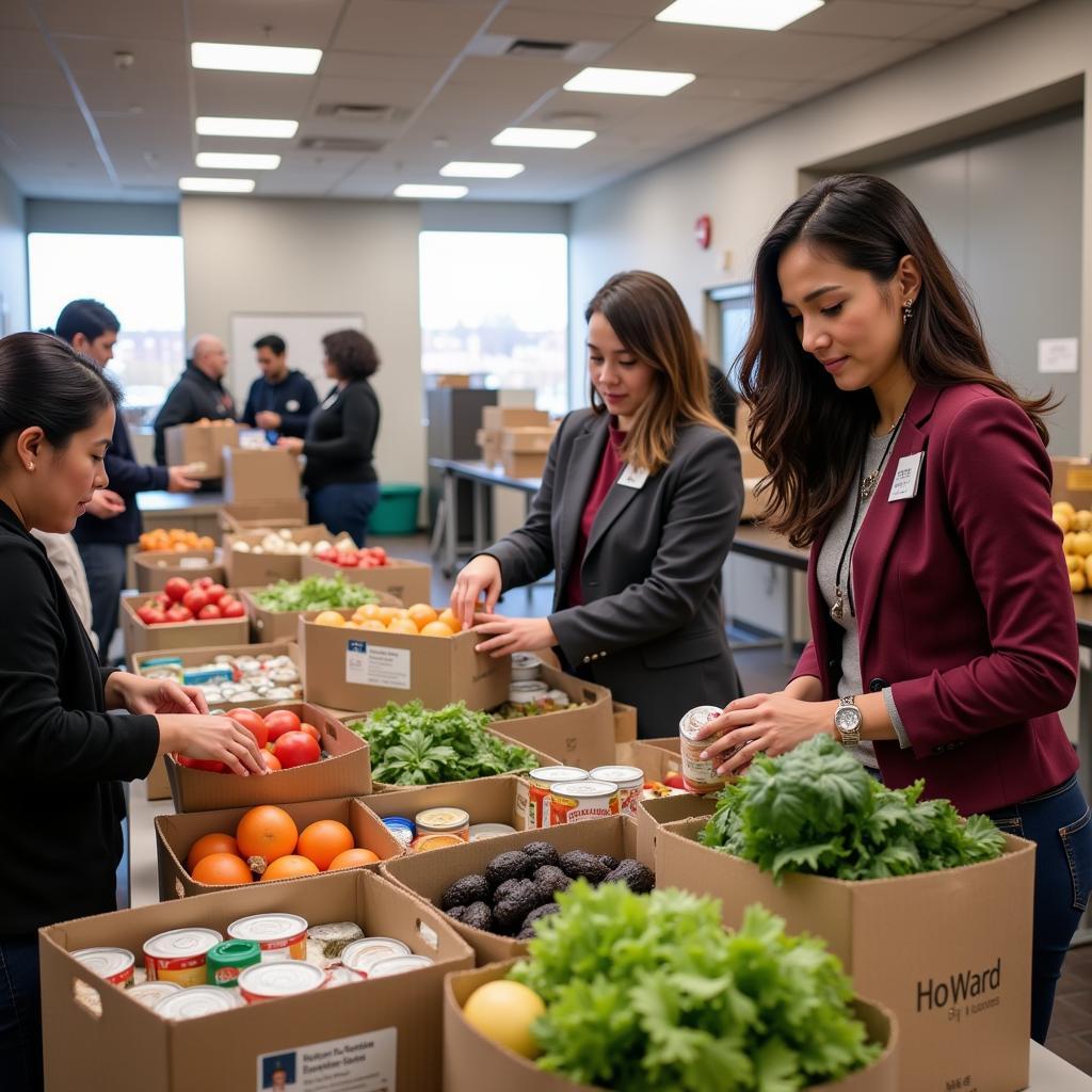 Howard County Food Bank Distribution Process