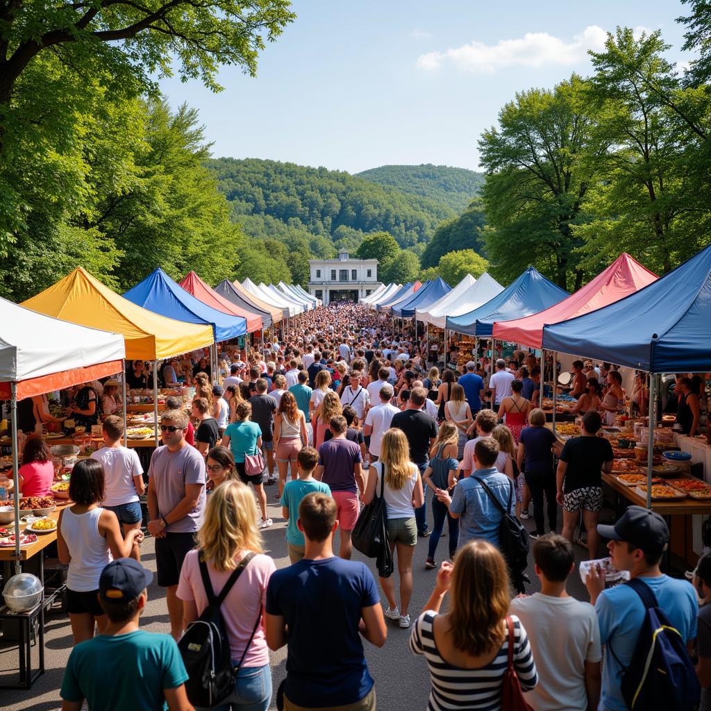 Hudson Valley Food Festival Scene