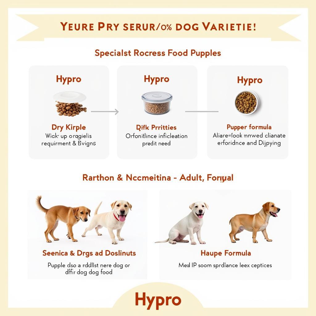 Hypro Dog Food Variety