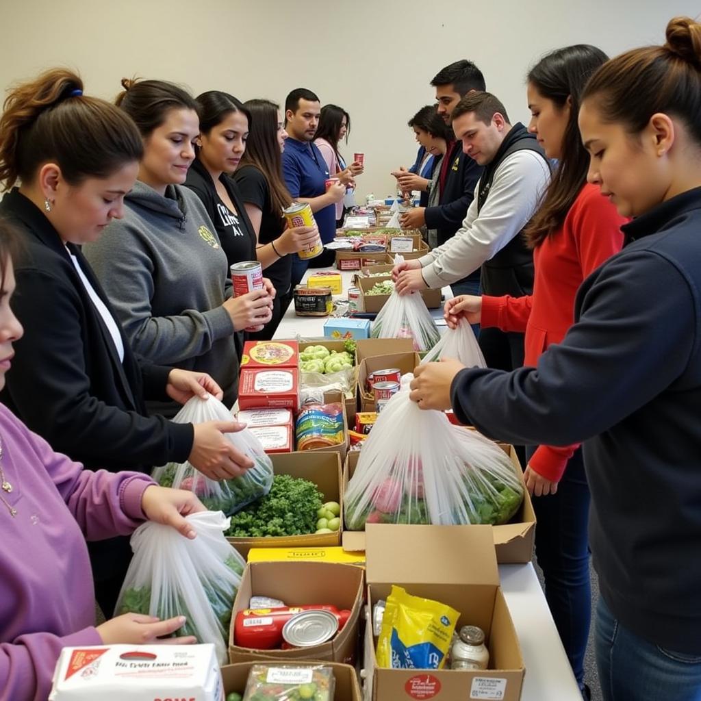 Food Distribution at Iglesia Trinidad North Houston Food Pantry