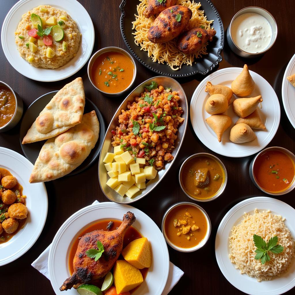 Variety of Indian Food in Arlington Texas