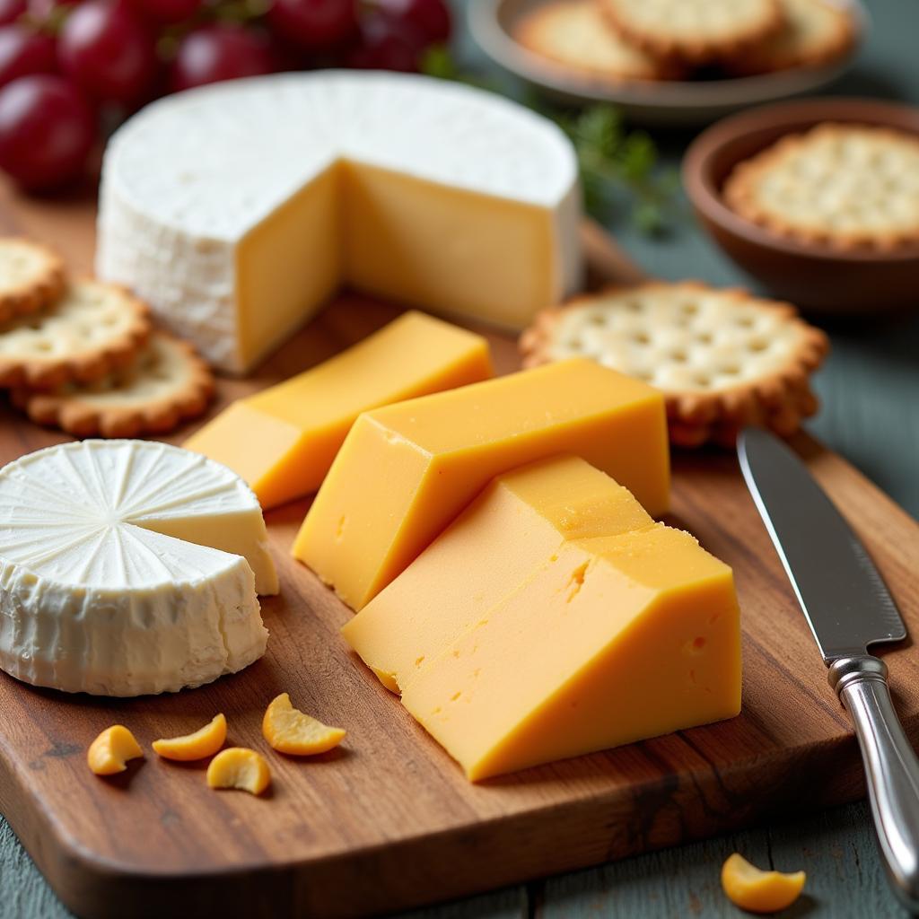 Selection of Indiana Artisan Cheeses