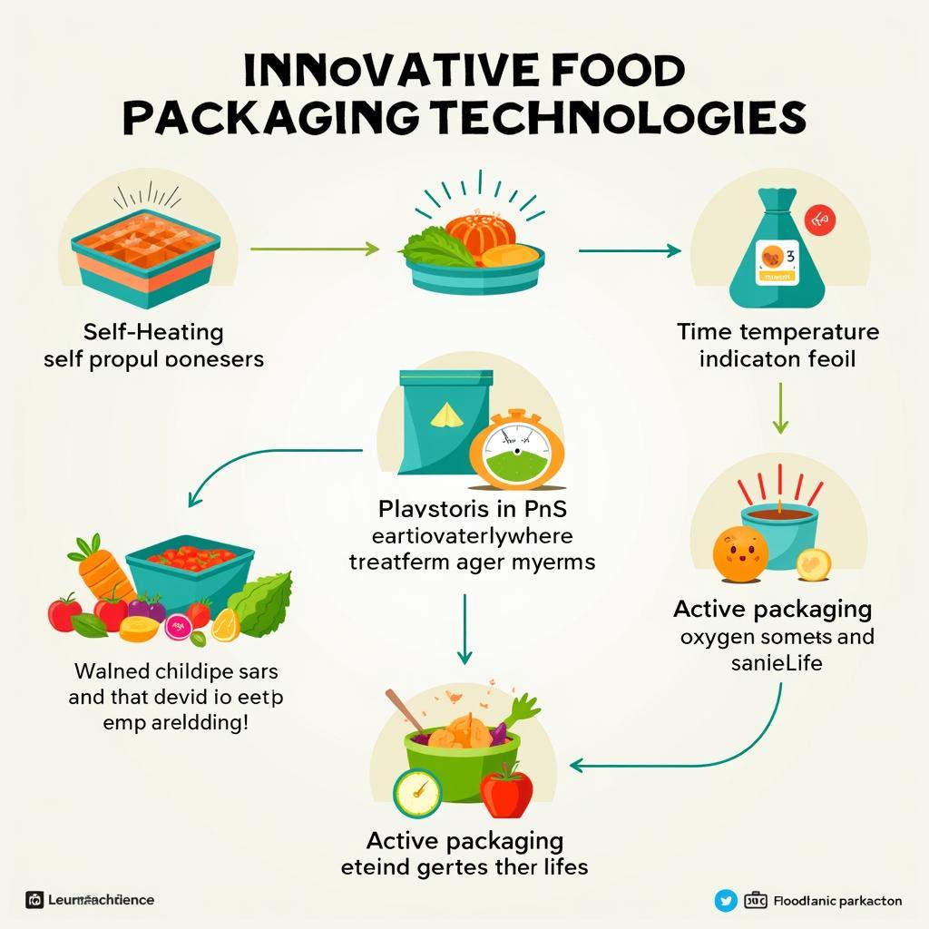 Modern food packaging with advanced features for preservation and convenience