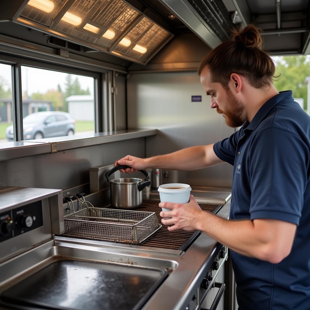 Inspecting a Food Cart in Las Vegas for Quality and Functionality