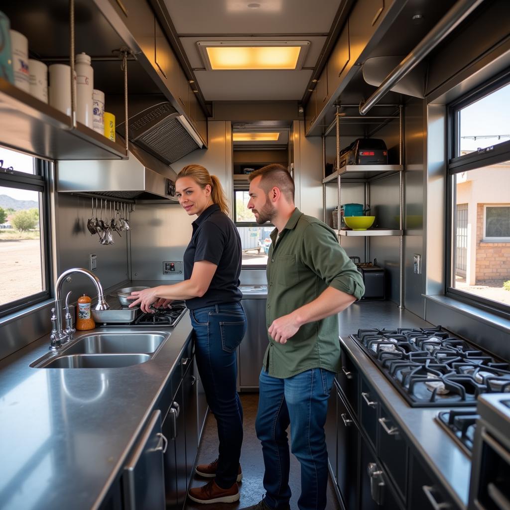 Thoroughly Inspecting a Food Truck