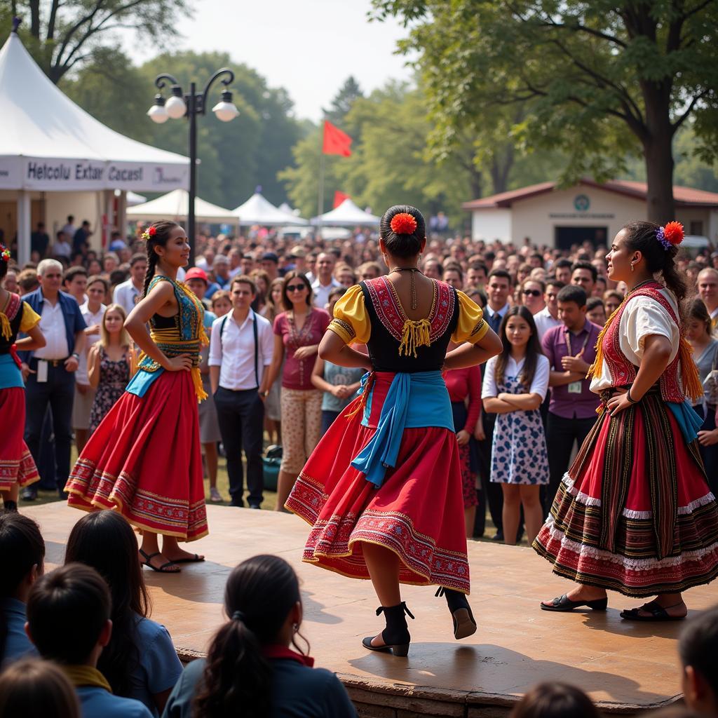 Cultural Performance at the International Food Festival