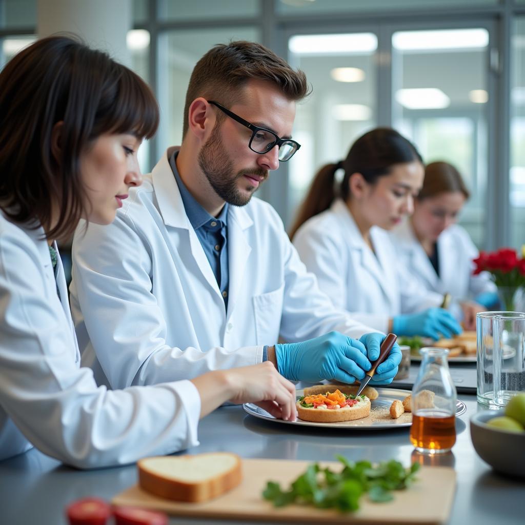 Iowa Food Scientists in Lab