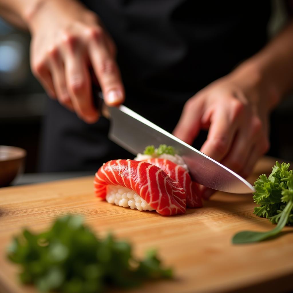 Ippei Food Sushi Preparation