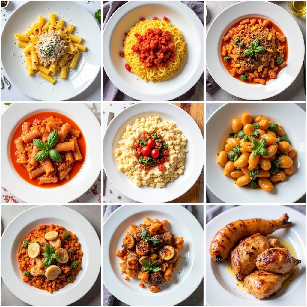 Variety of Authentic Italian Regional Dishes