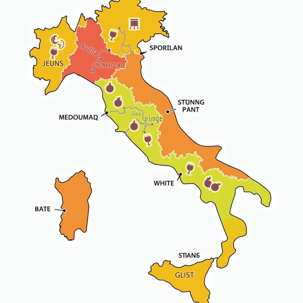 Map of Italian Wine Regions