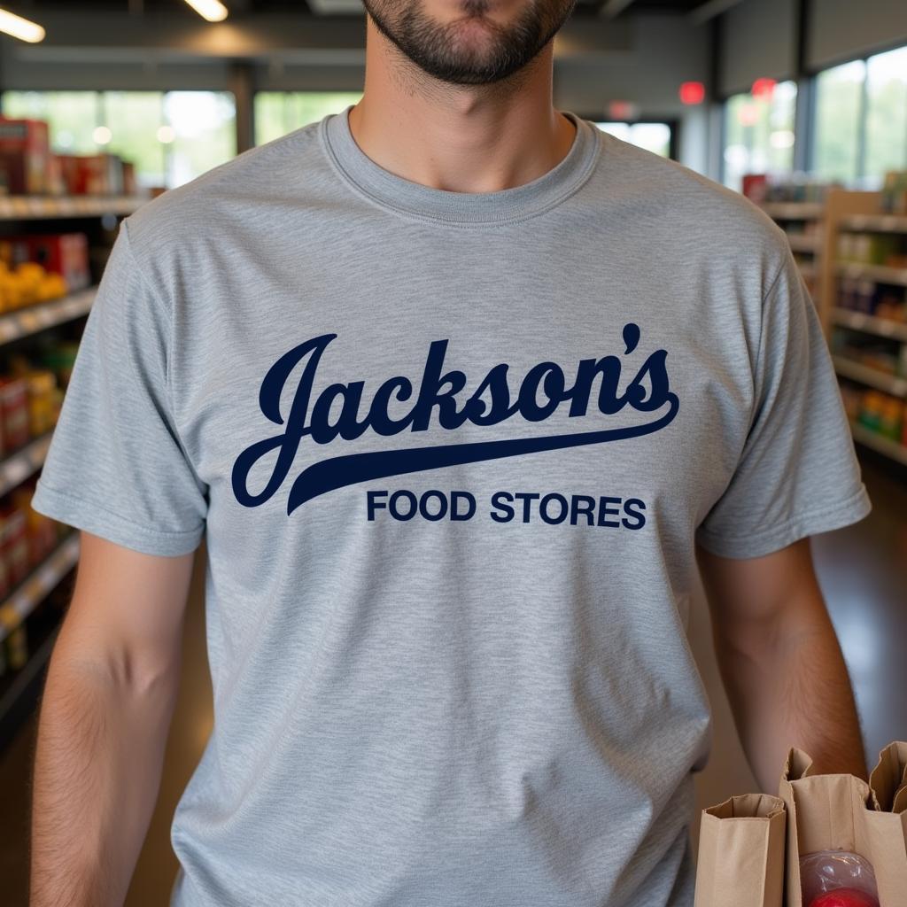 Jackson's Food Stores Logo Tee Shirt