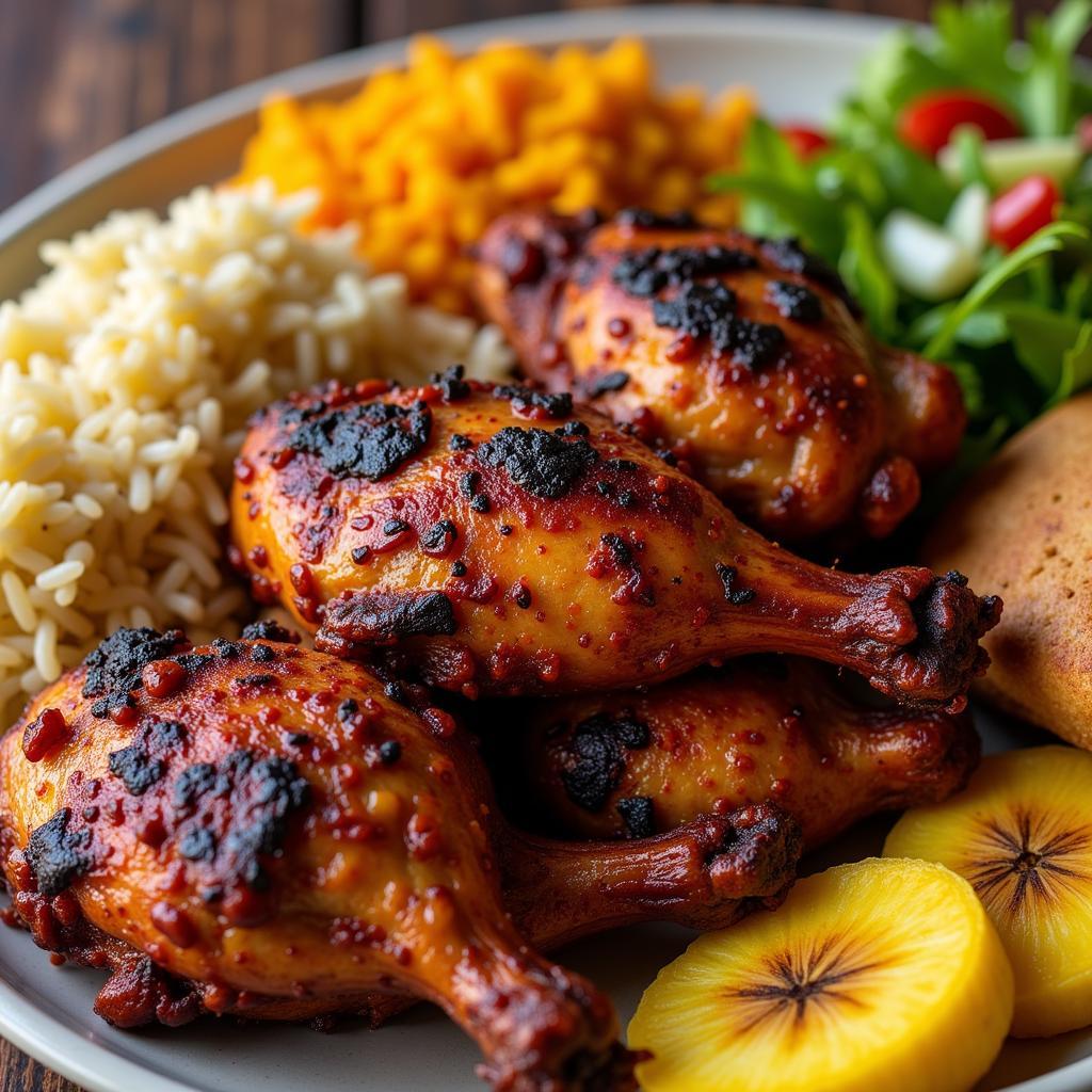 Jerk Chicken Platter in Burlington NJ