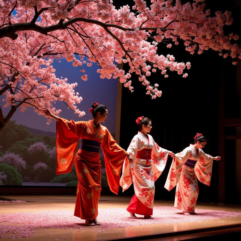 Traditional Japanese Performances at the Japanese Food Festival