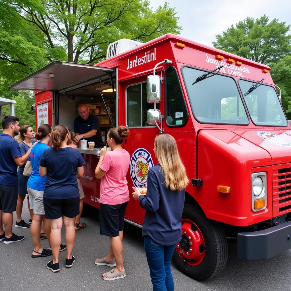 Jarrettsville Fire Company Food Truck at a Catering Event