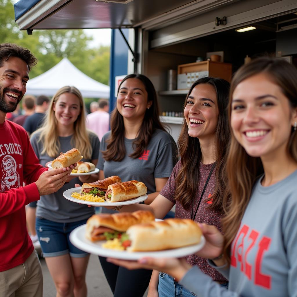 Jersey Rollz Food Truck Happy Customers