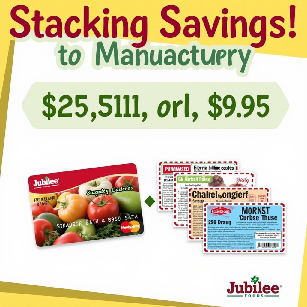 Combining Jubilee Foods Loyalty Card with Coupons for Extra Savings