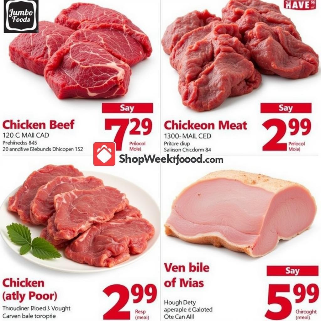 Meat Specials in the Jumbo Foods Weekly Ad