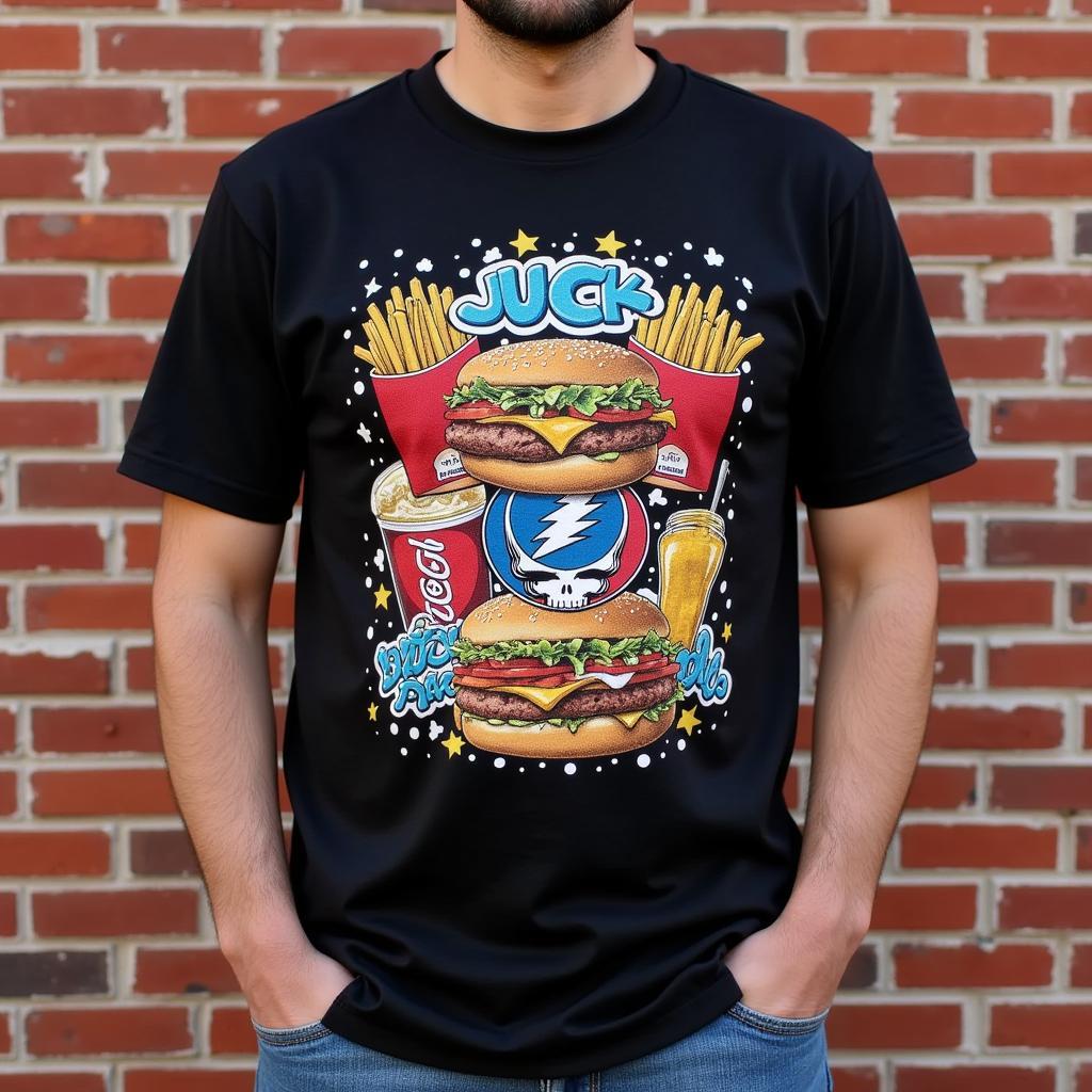 Junk Food Grateful Dead Inspired T-Shirt Design